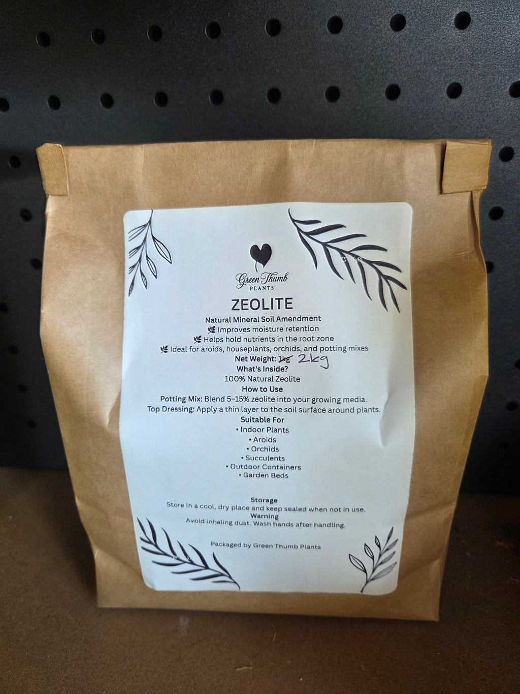Zeolite 2kg bag