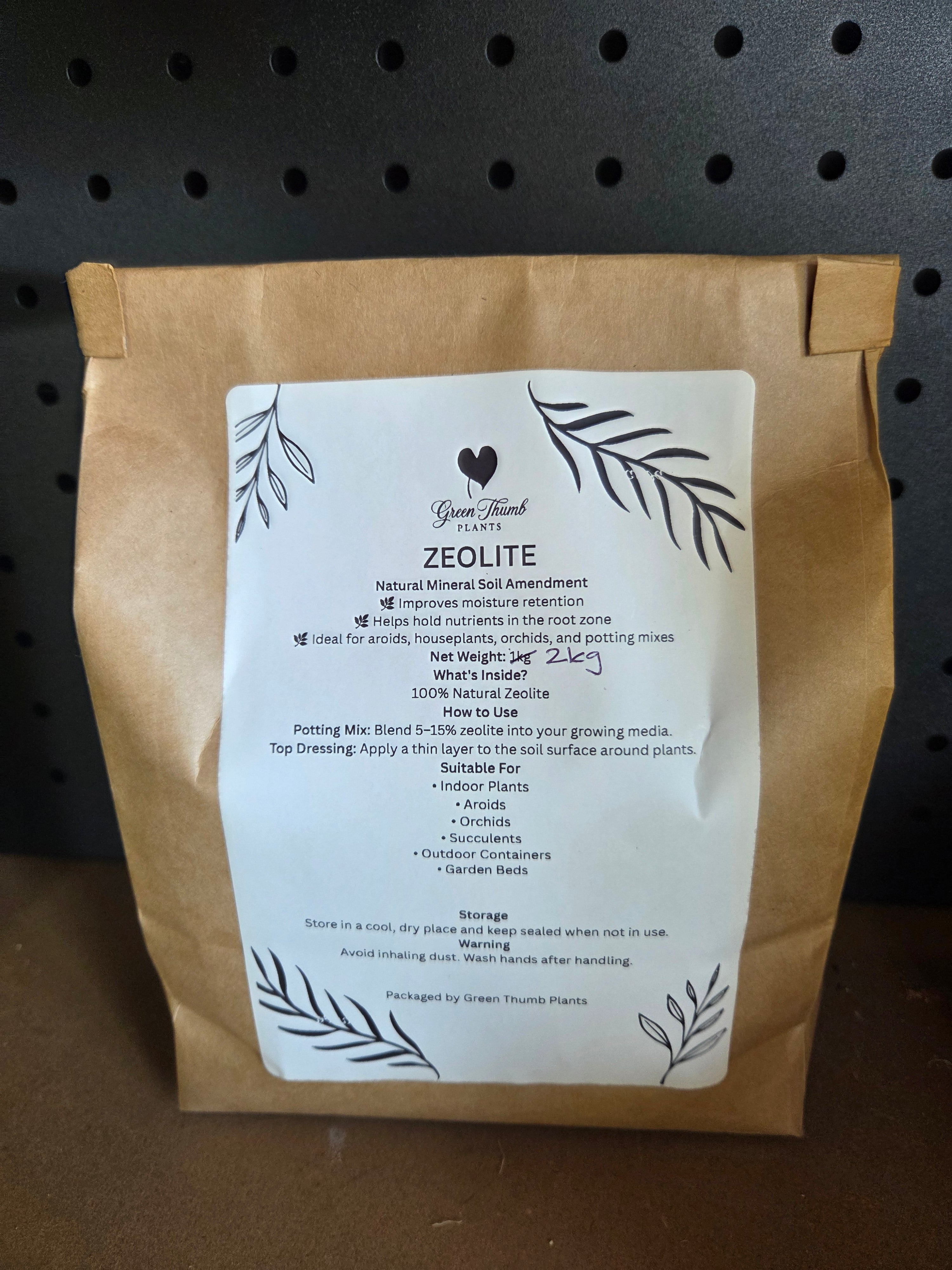 Zeolite 2kg bag