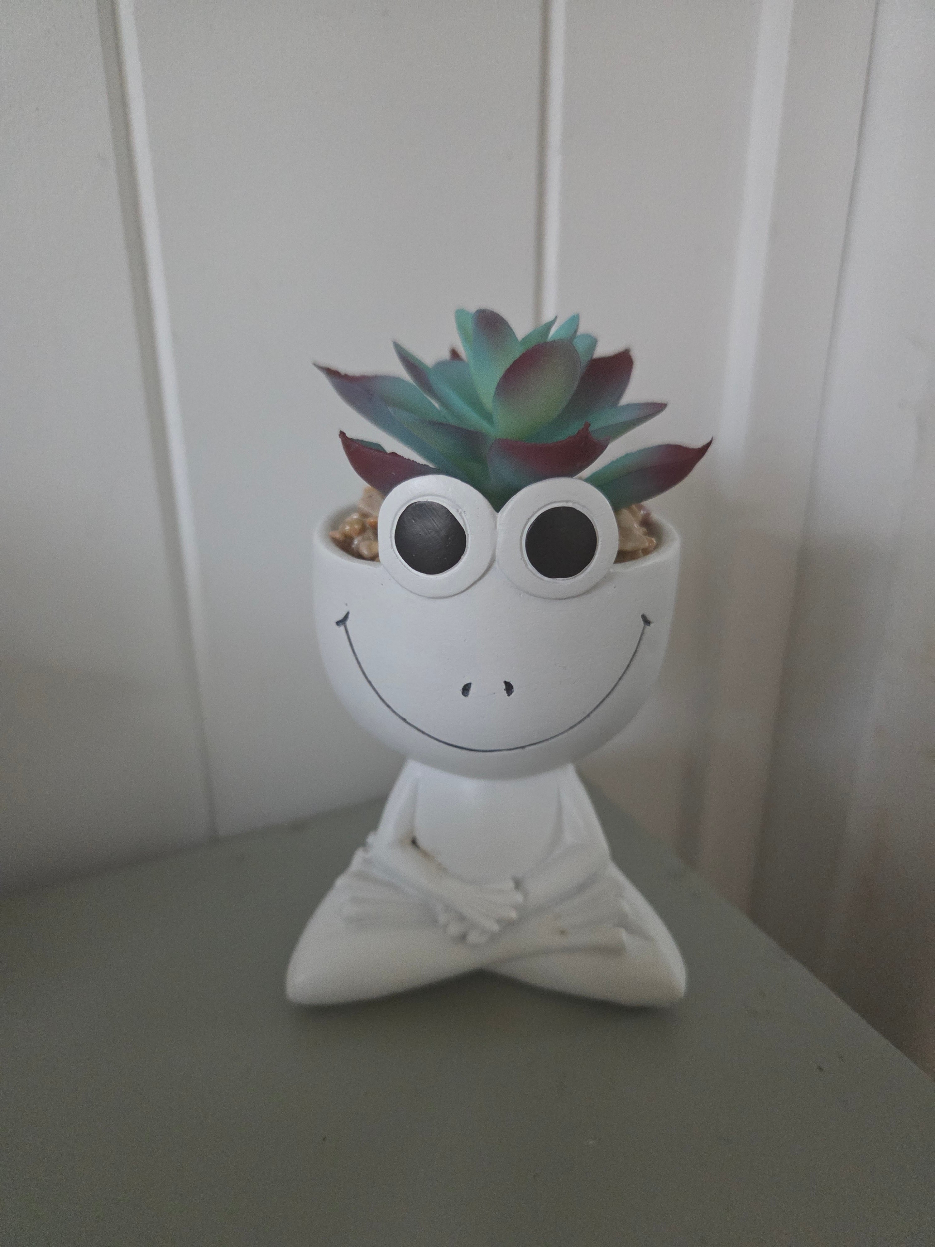Yoga Frog planty pal - Artificial Plant