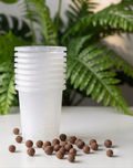 Clear grow pots 90mm - 10 pack HIGH QUALITY