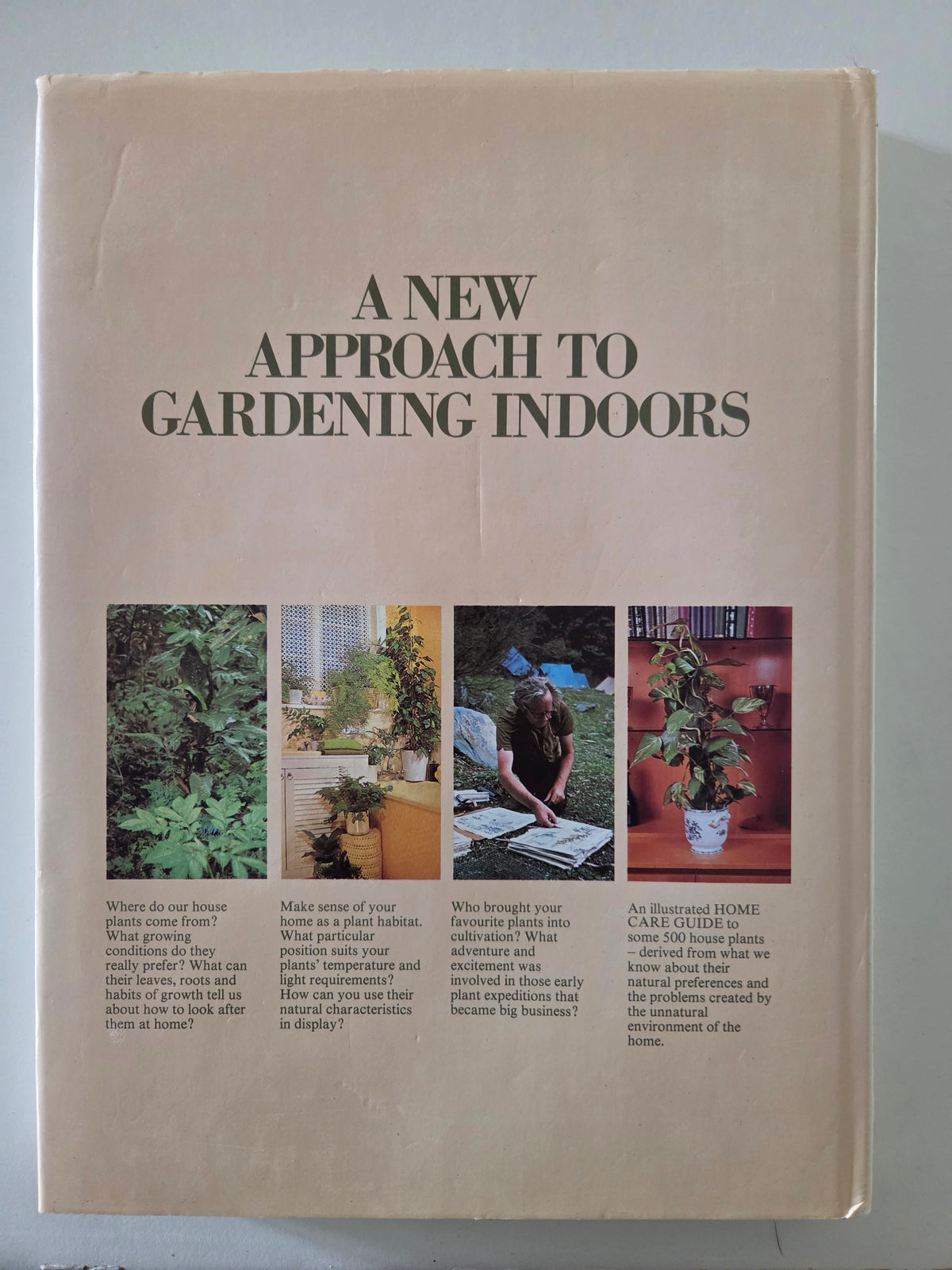 Vintage House Plant Book - The Macmillan World Guide to House Plants
