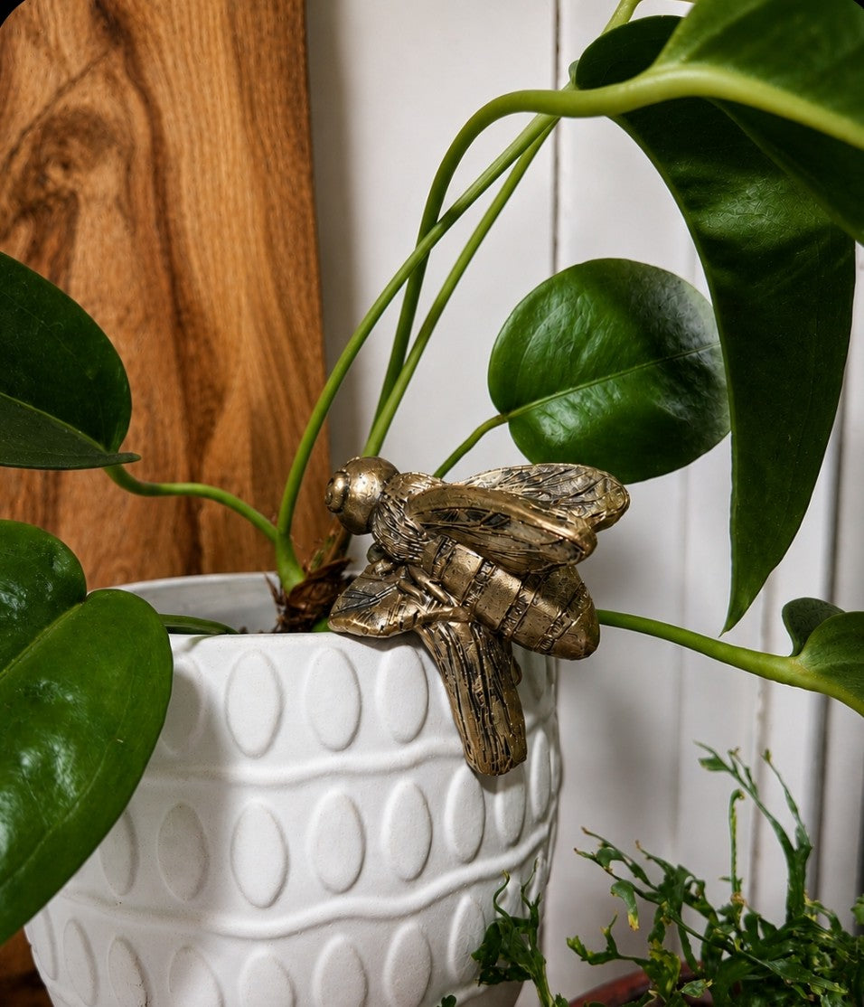Bumble BEE plant buddy pot hanger