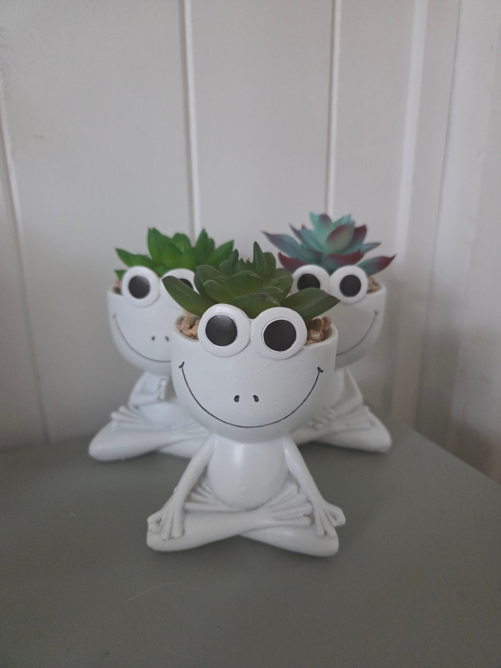 Yoga Frog planty pal - Artificial Plant