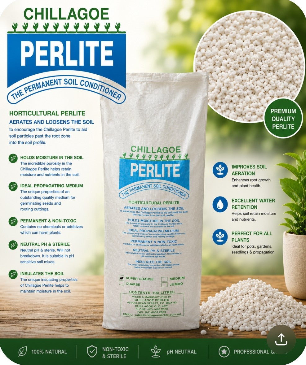 Course grade perlite 100L bag