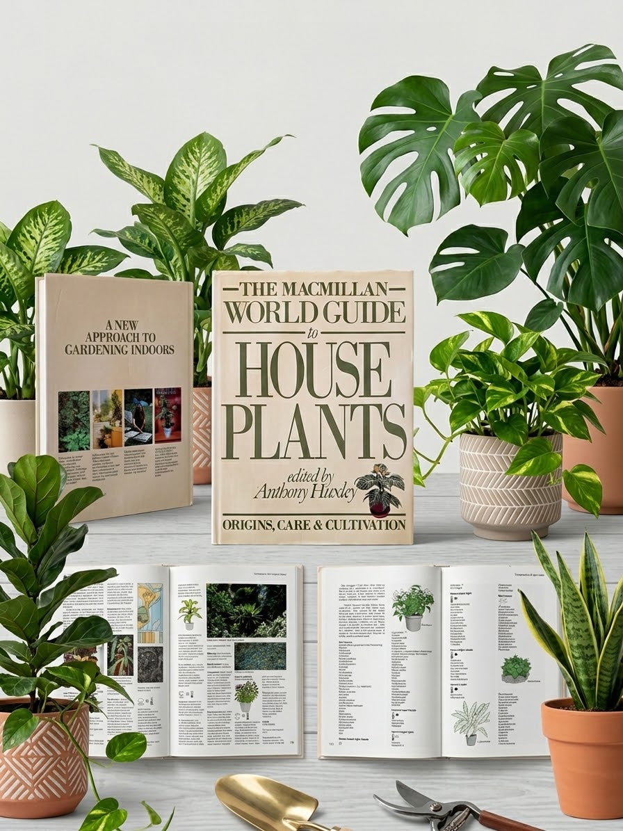 Vintage House Plant Book - The Macmillan World Guide to House Plants